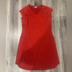 Toad&Co Red V Neck Knit Top
